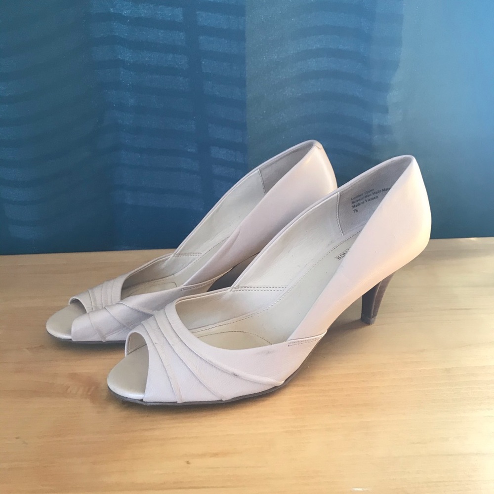 Open toe heels